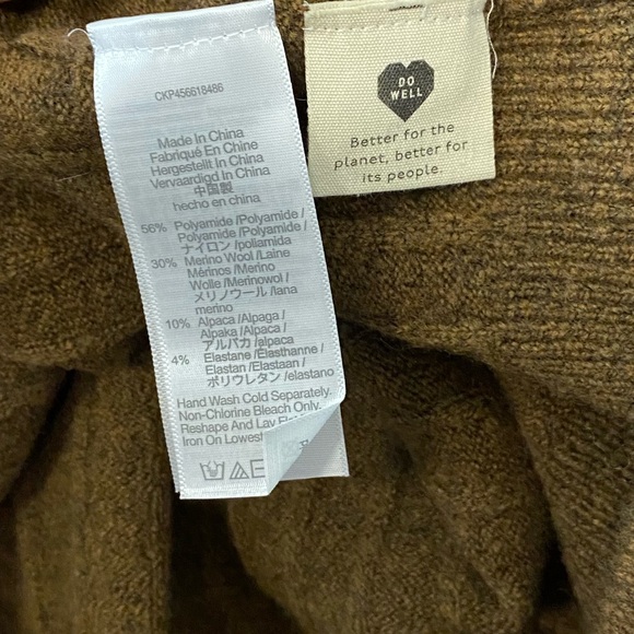 NWT | Madewell | Bowden Henley Sweater in Coziest Yarn - Picture 16 of 17